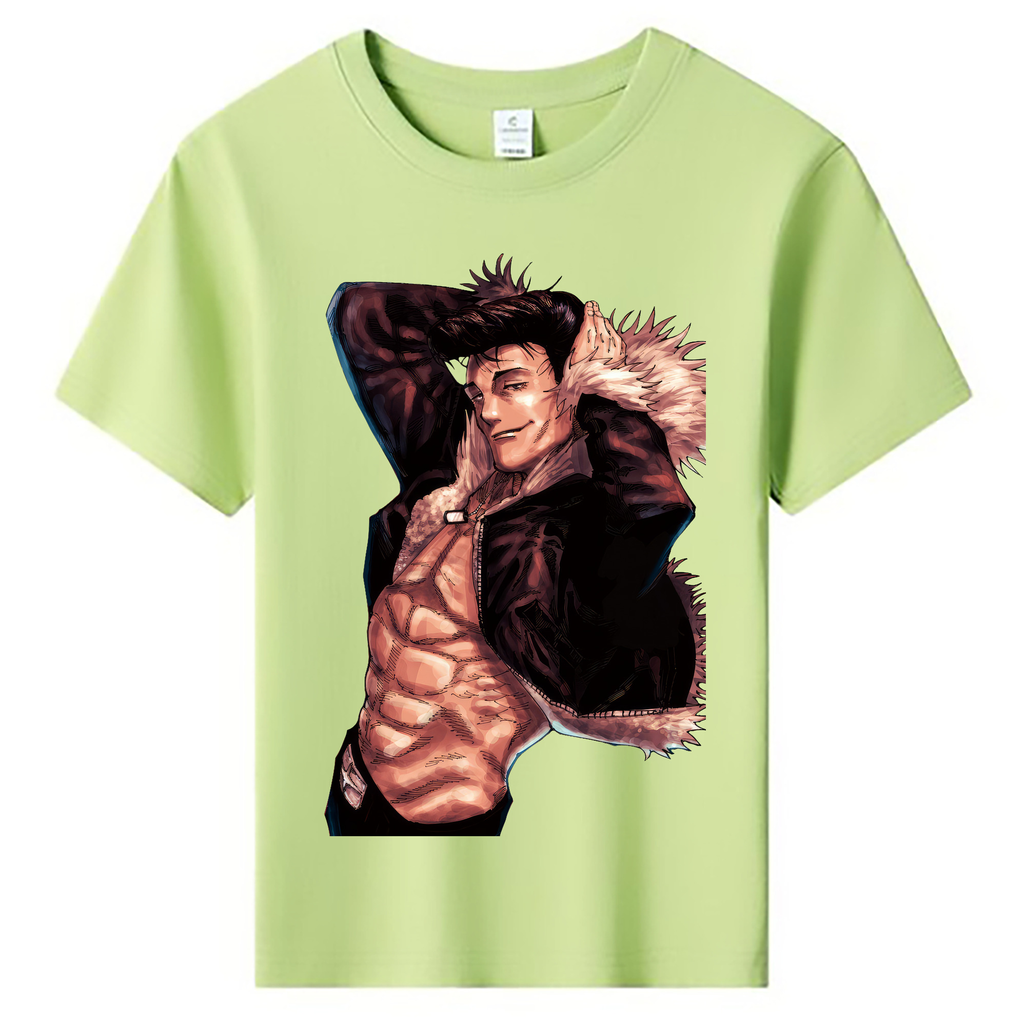 （画像用） 呪術廻戦 Jujutsu Kaisen 綿100％キッズTシャツ（フロントプリント）